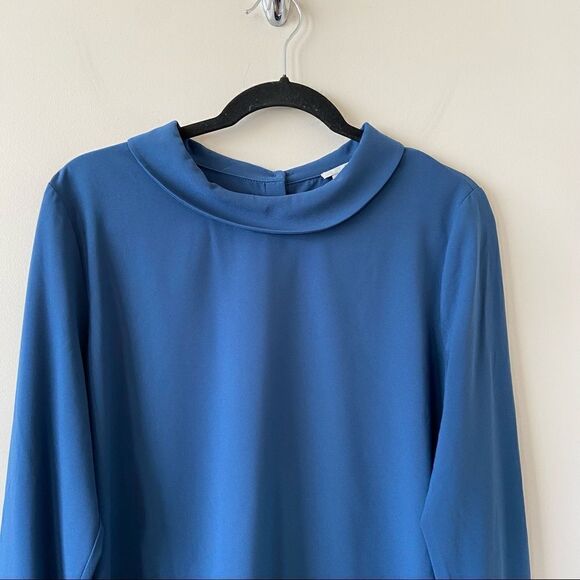 Nwt-halogen Button Back Long Sleeve Blouse (Size:Medium) - Picture 8 of 12